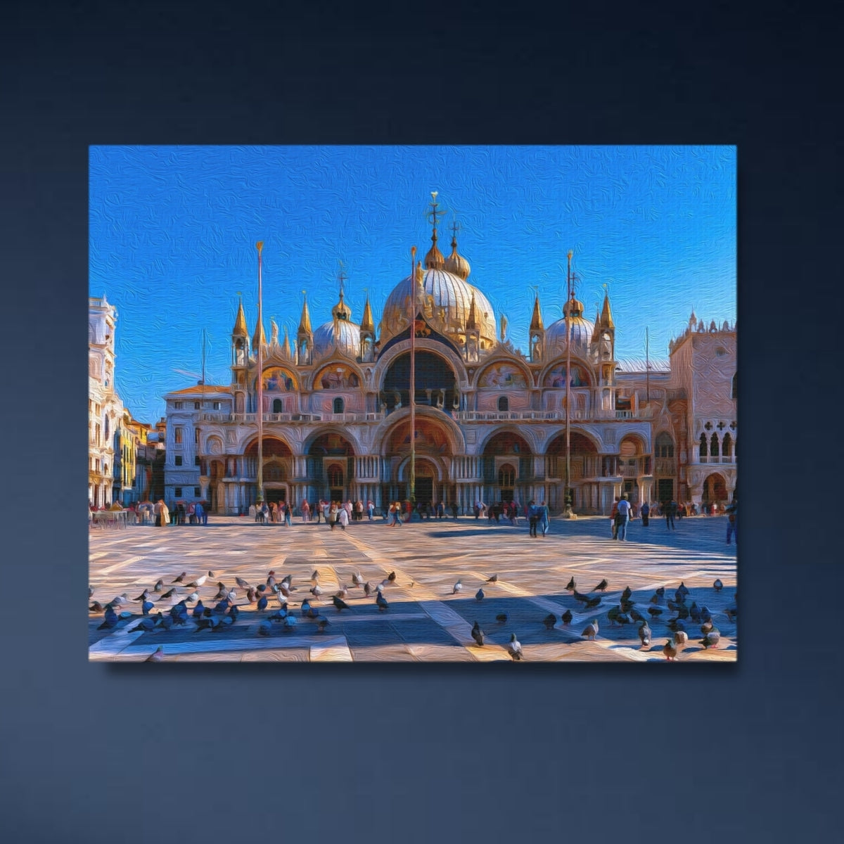Venice, Italy | St. Marks Basilica Piazza | Original Series Gallery Canvas close-up detail