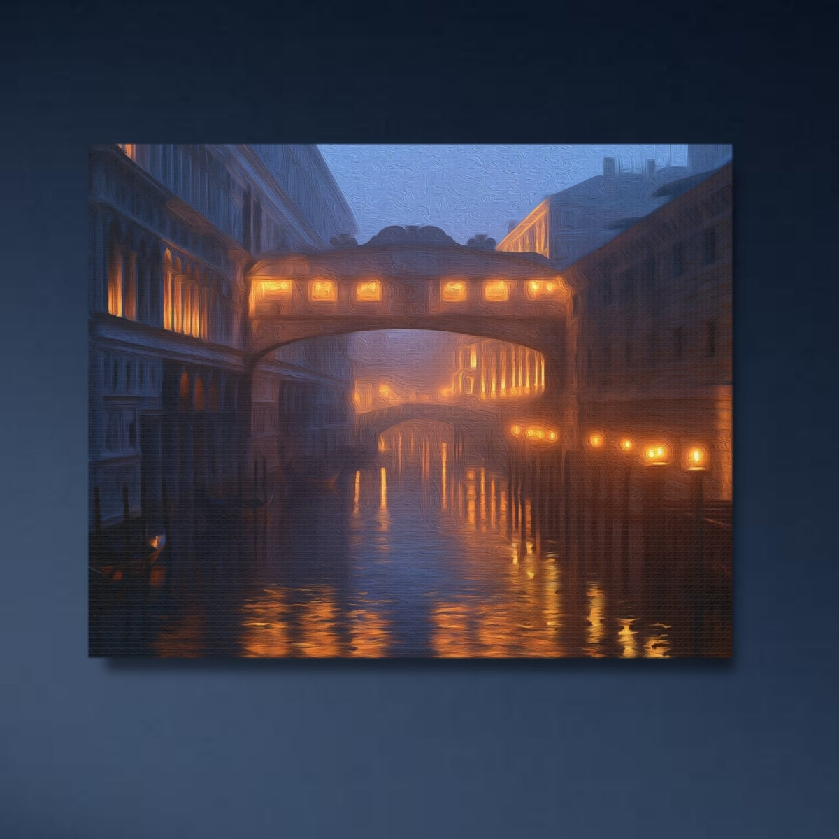 Venice, Italy | Bridge of Sighs Venice | Original Series Gallery Canvas close-up detail