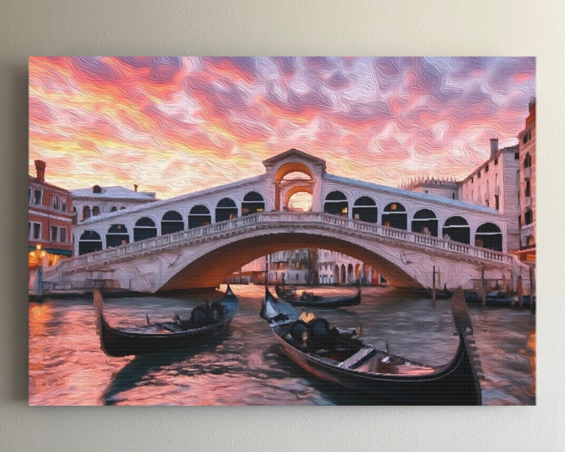 Rialto Bridge Grand Canal — Venice, Italy