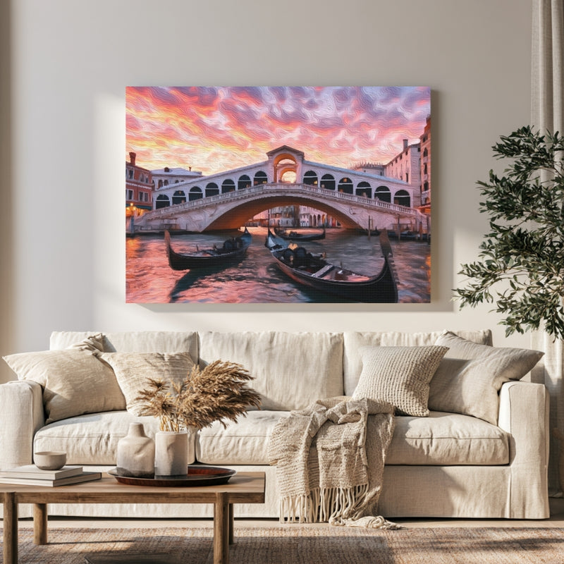 Rialto Bridge Grand Canal — Venice, Italy, view 1