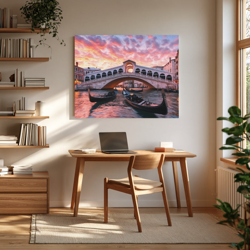 Rialto Bridge Grand Canal — Venice, Italy, view 4