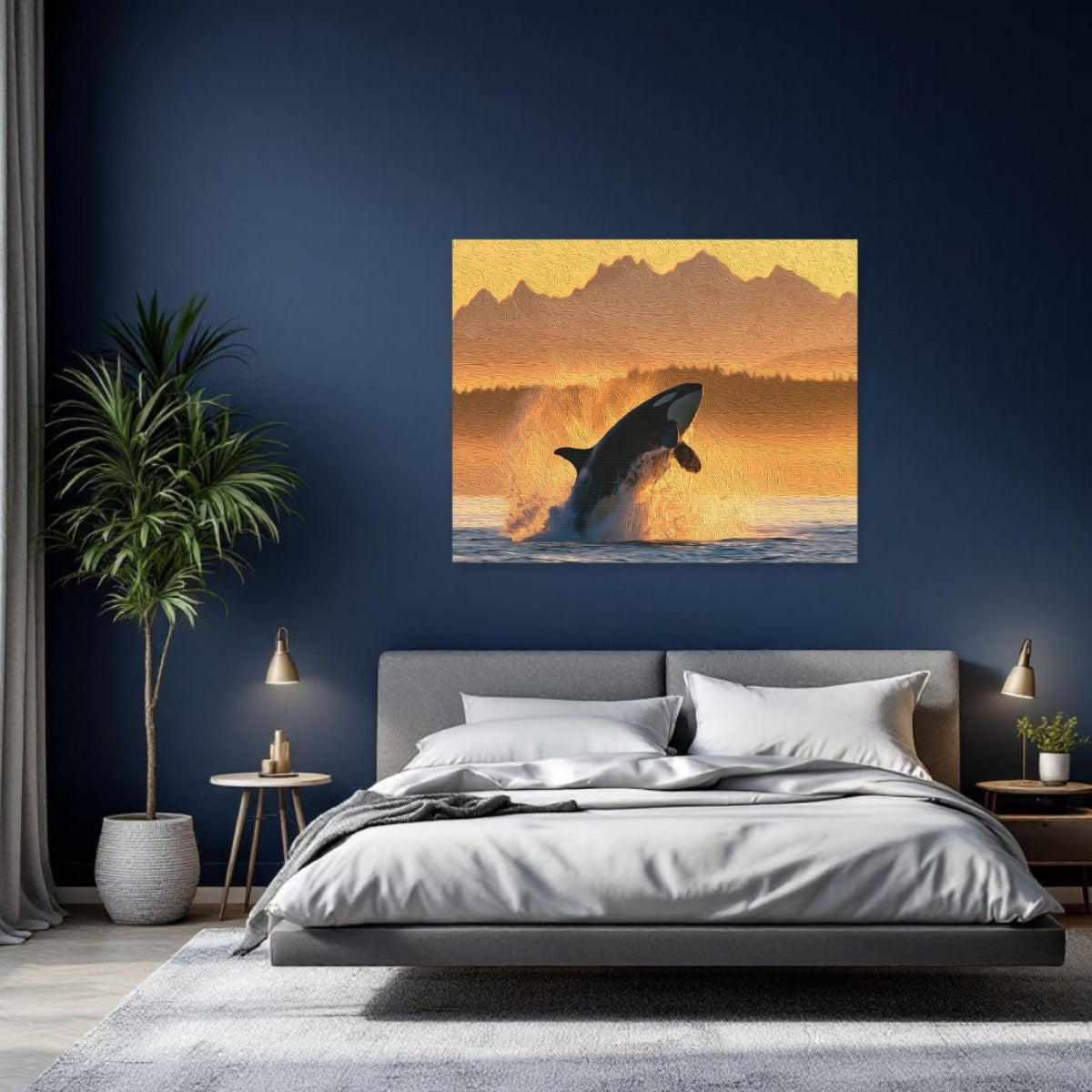 Orca Breaching Salish Sea — Victoria, British Columbia, study 2