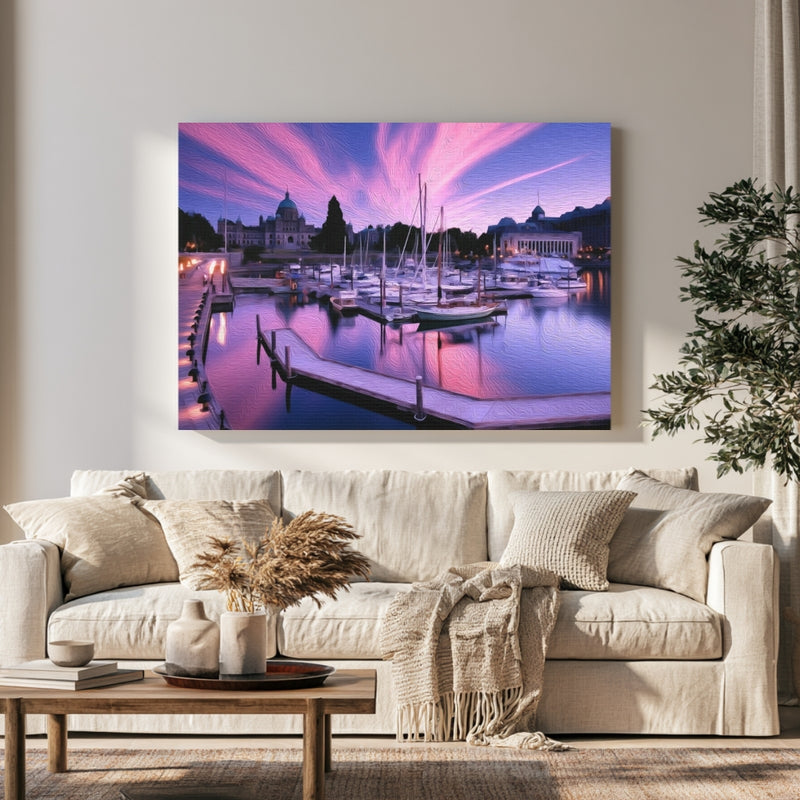 Victoria Inner Harbour Marina in a room — Victoria, British Columbia