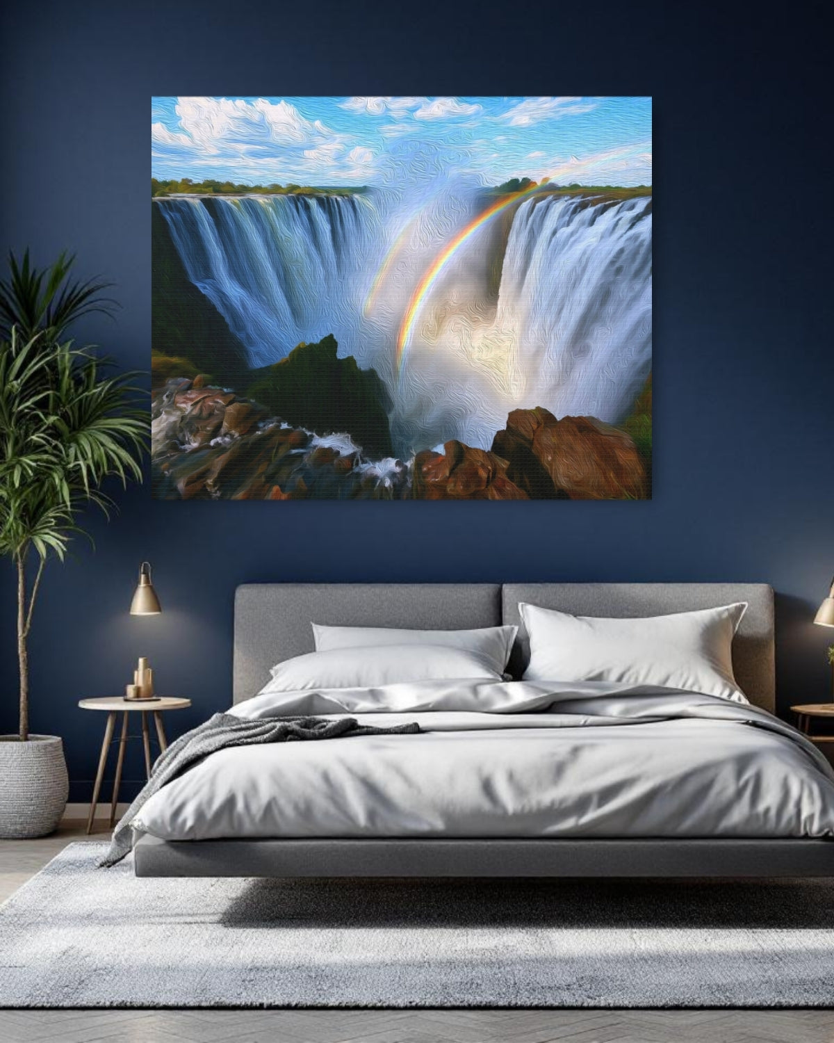 Victoria Falls Rainbow Mist — Victoria Falls, Zimbabwe, study 1