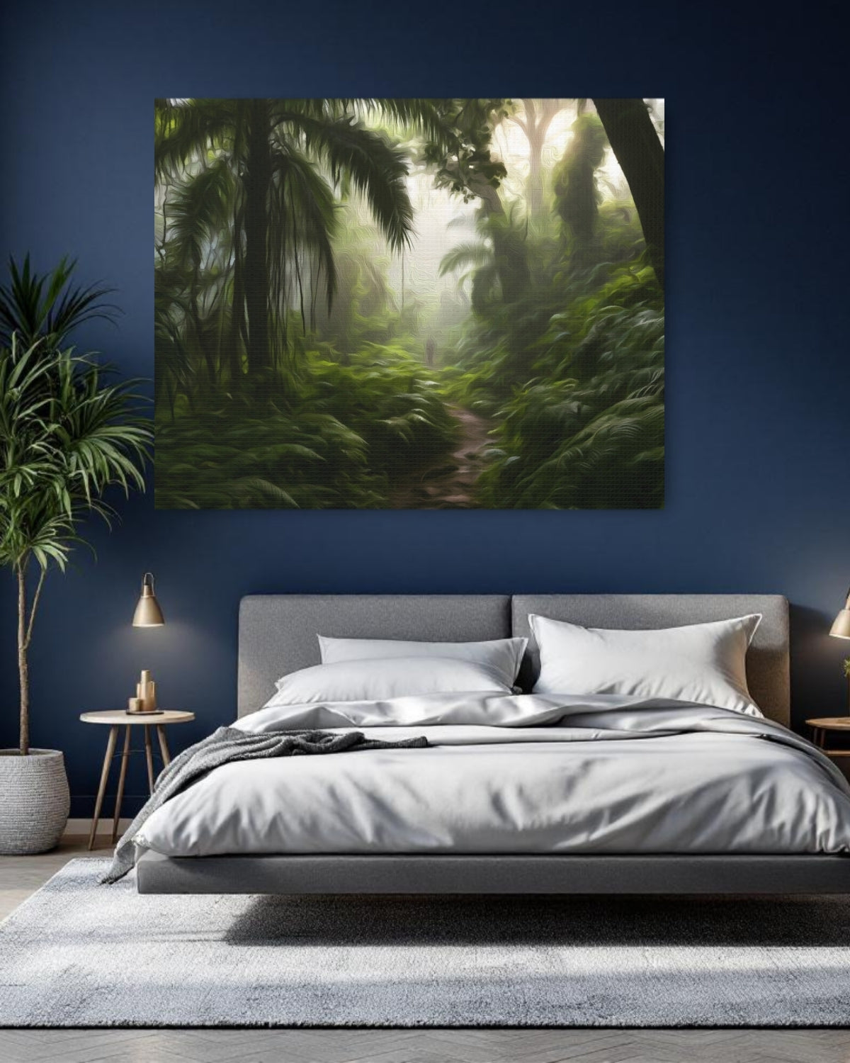 Tropical Rainforest Jungle Path — Victoria Falls, Zimbabwe, study 1