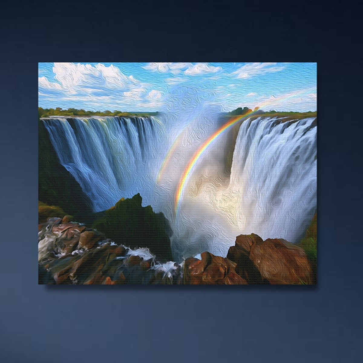 Victoria Falls Rainbow Mist — Victoria Falls, Zimbabwe, study 4