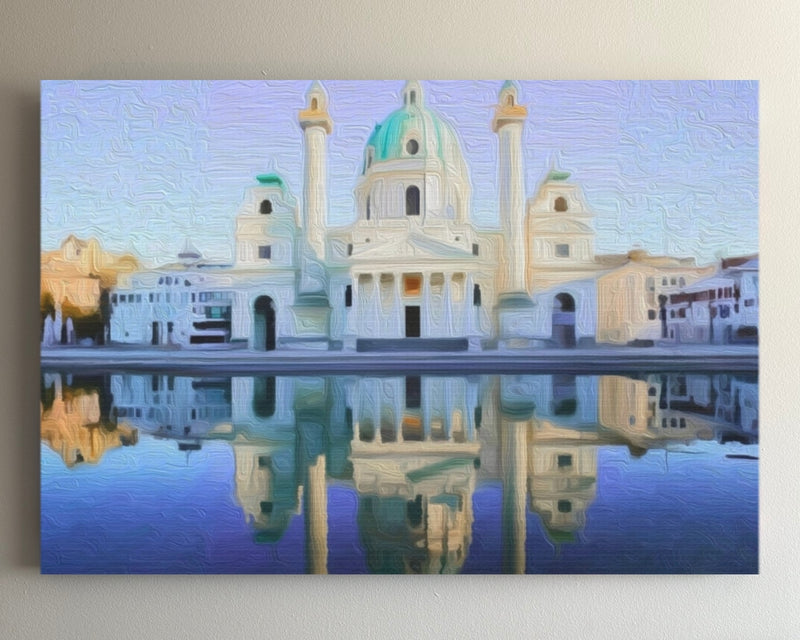Karlskirche Reflected in Water — Vienna, Austria