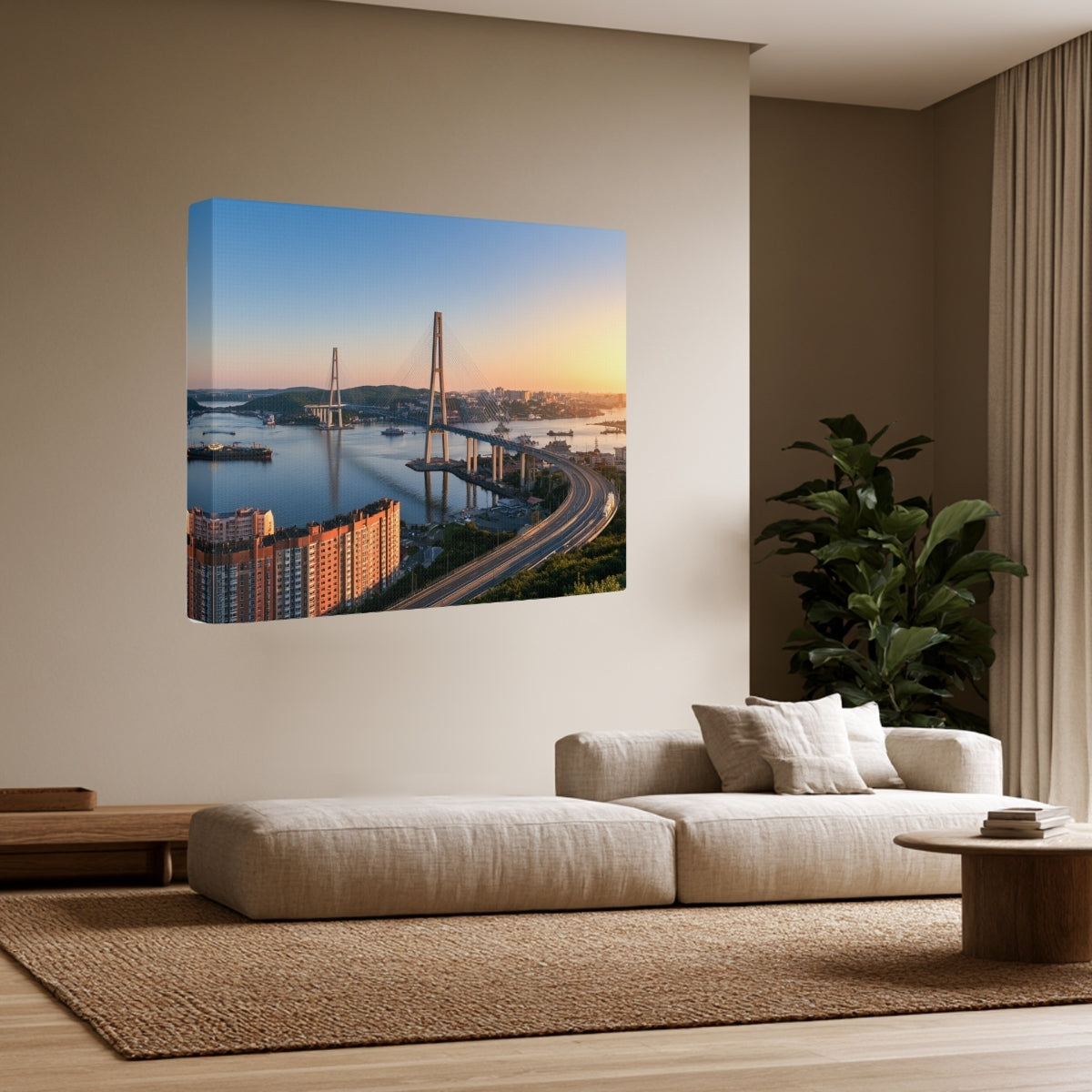 Russky Island Cable Bridge — Vladivostok, Russia, view 2