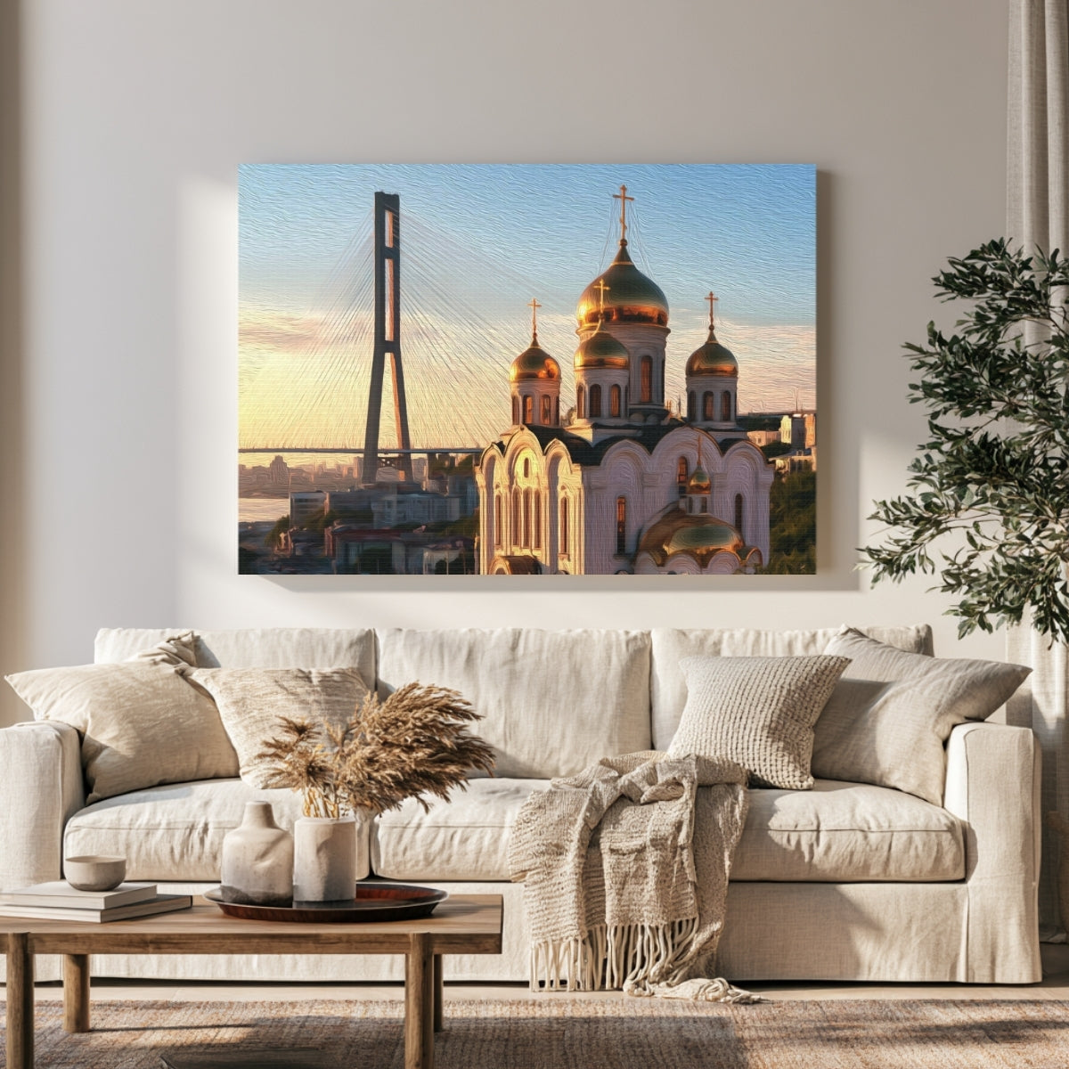 Vladivostok Orthodox Cathedral Bridge — Vladivostok, Russia, view 1