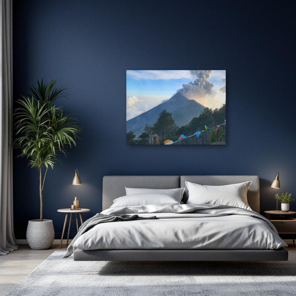 Antigua, Guatemala  | Volcán de Acatenango | Original Series Gallery Canvas detail