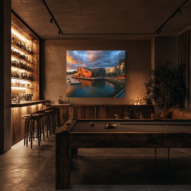Copper Waterfront At Sunset — Wellington, New Zealand, view 7