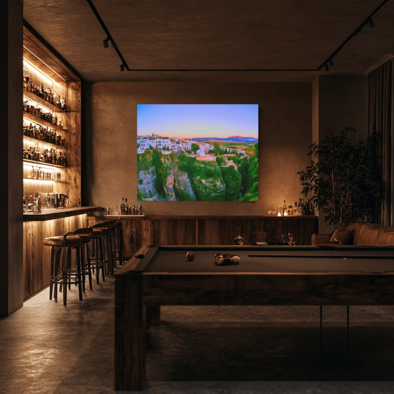 Cliffside White Village Sunset — White Villages of Andalusia, Spain, view 7
