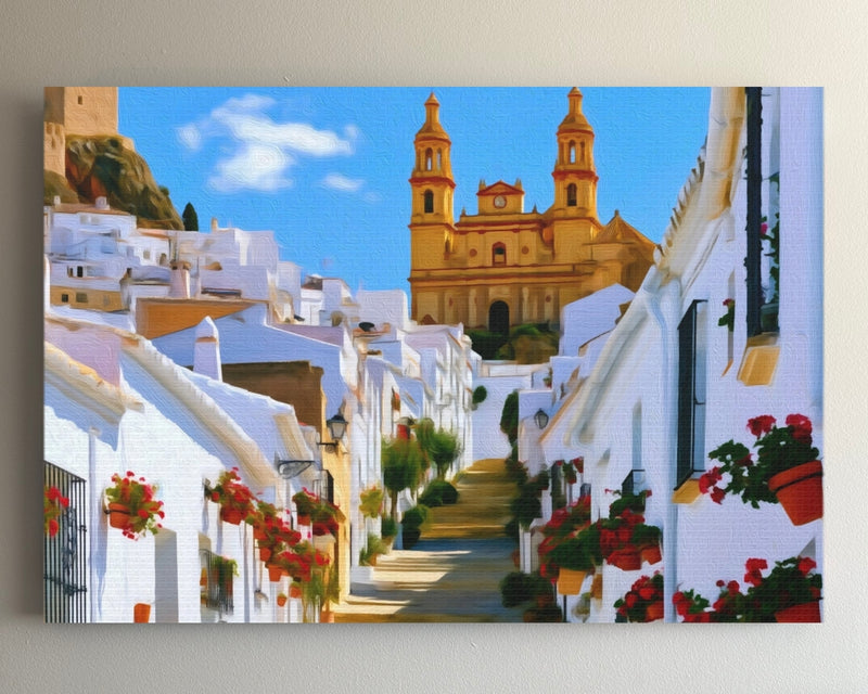 Olvera Church White Village — White Villages of Andalusia, Spain