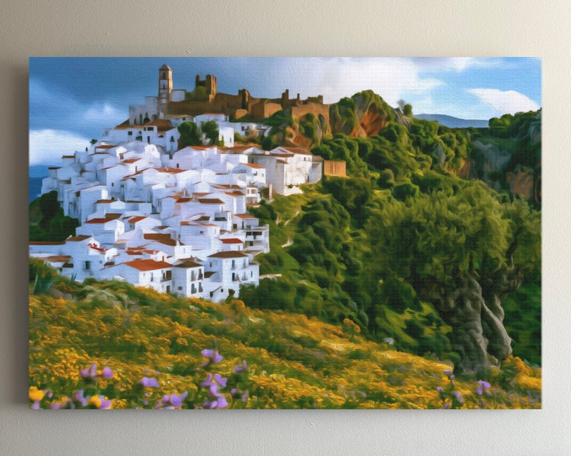 Casares Hilltop Village Ruins — White Villages of Andalusia, Spain
