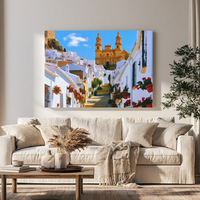 Olvera Church White Village