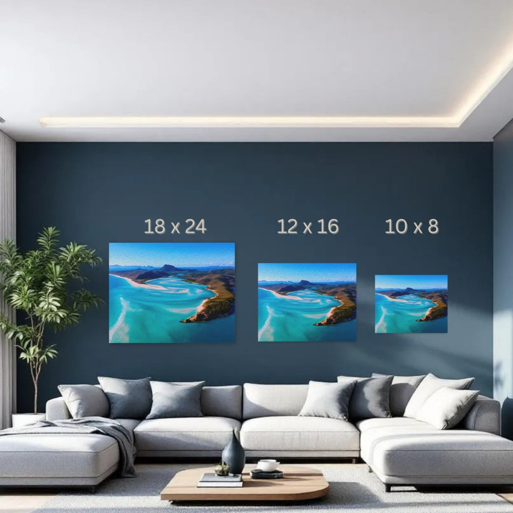 Whitsunday Islands, Australia | Whitsunday Turquoise Island Waters | Original Series Gallery Canvas detail