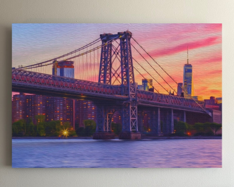 Williamsburg Bridge at Sunset — Williamsburg, Brooklyn