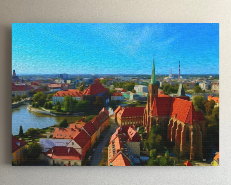 Wroclaw Cathedral Island View — Wroclaw, Poland
