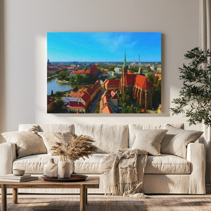 Wroclaw Cathedral Island View — Wroclaw, Poland, view 1