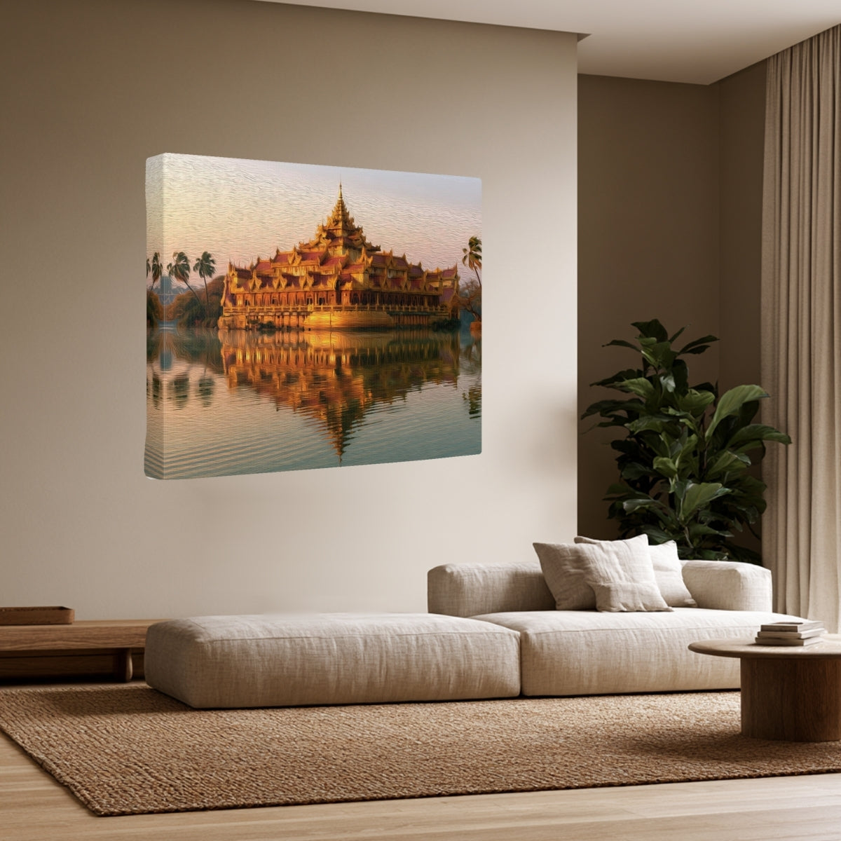 Karaweik Palace Kandawgyi Lake — Yangon, Myanmar, view 2