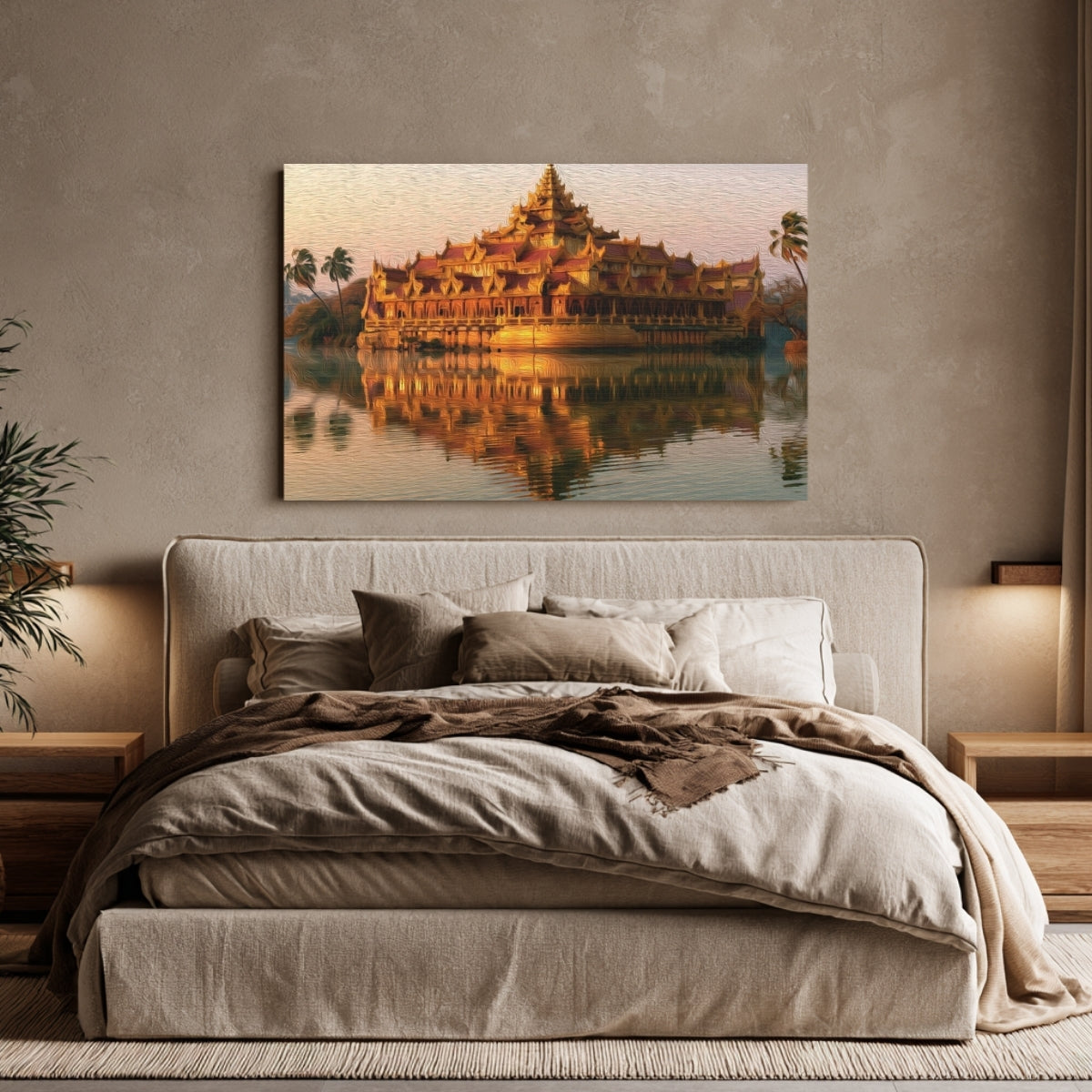 Karaweik Palace Kandawgyi Lake — Yangon, Myanmar, view 4