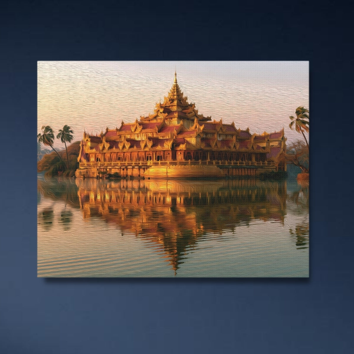 Karaweik Palace Kandawgyi Lake — Yangon, Myanmar Study No. 4