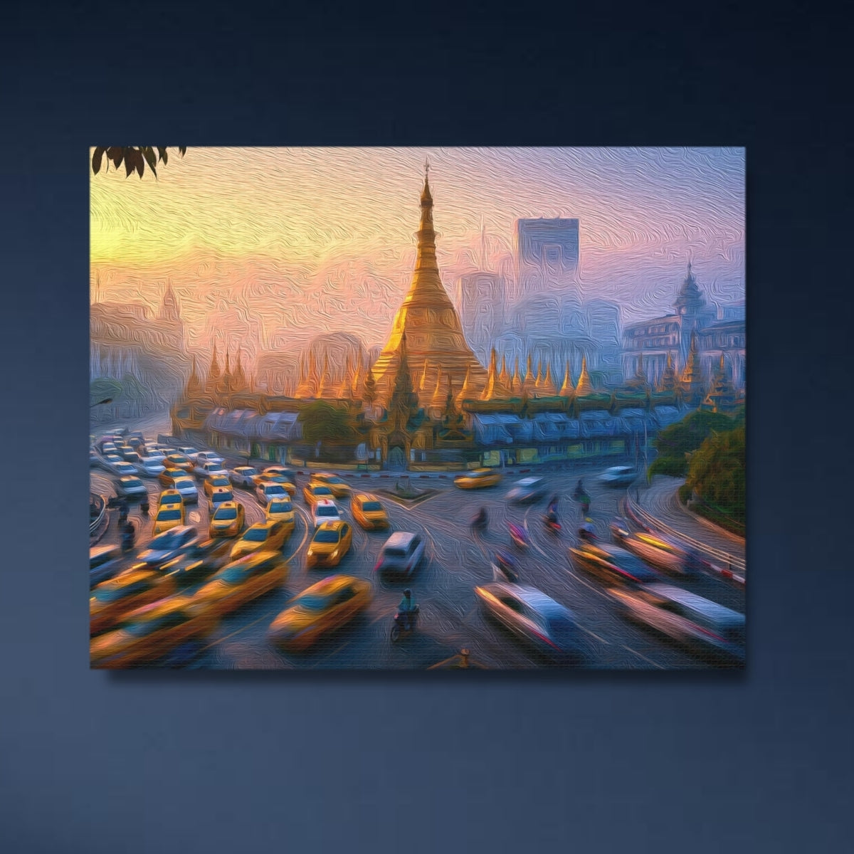 Sule Pagoda Yangon Roundabout — Yangon, Myanmar Study No. 4
