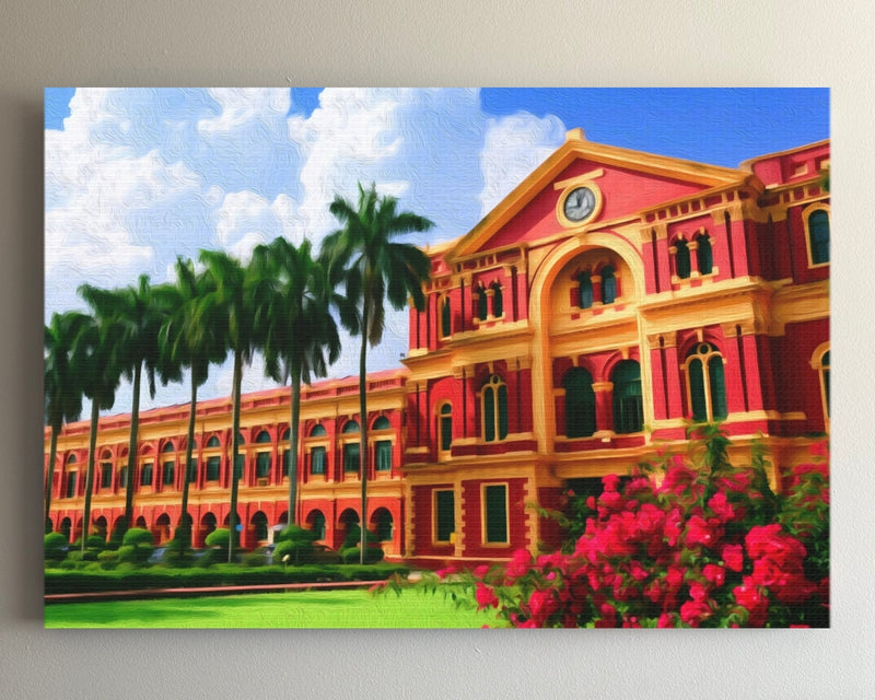 Rangoon General Hospital Colonial Facade — Yangon, Myanmar