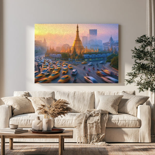 Sule Pagoda Yangon Roundabout