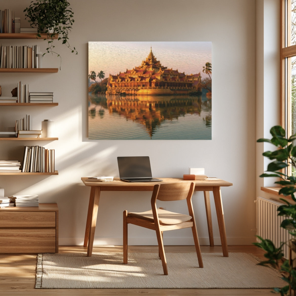 Karaweik Palace Kandawgyi Lake — Yangon, Myanmar, view 3