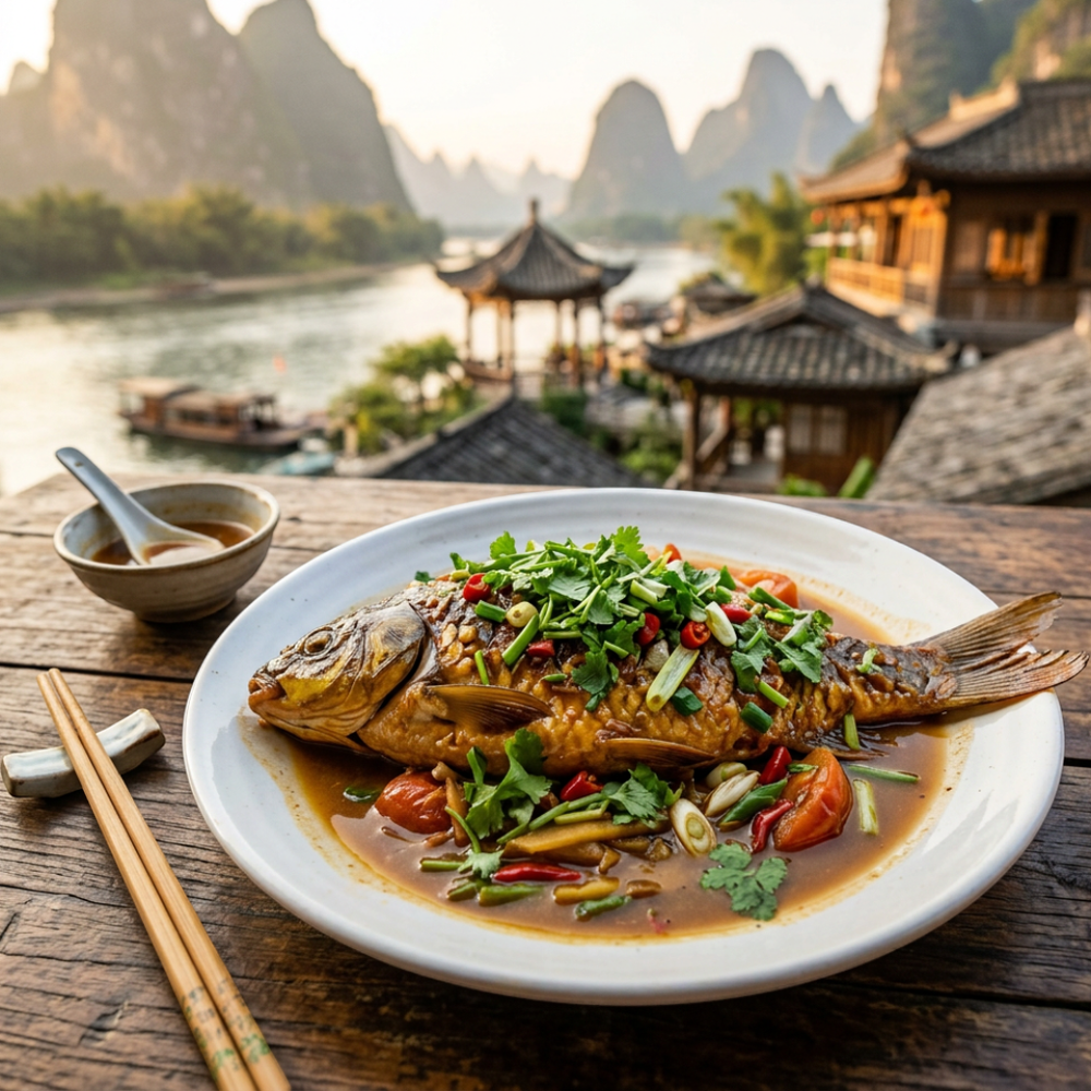 Local cuisine study in Yangshuo, China