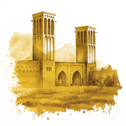 Yazd canvas wall art