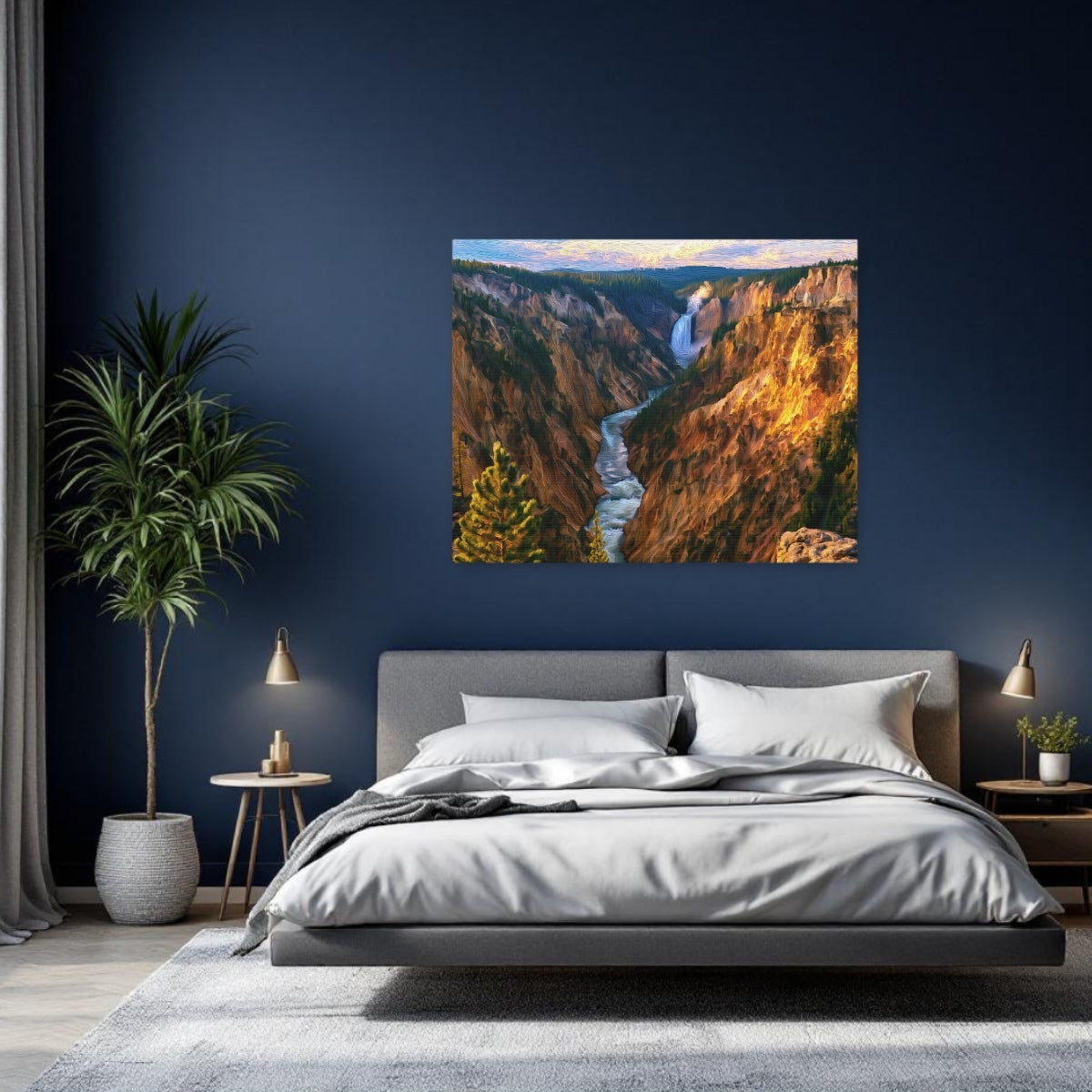 Grand Canyon of the Yellowstone Lower Falls — Yellowstone National Park, Wyoming Study No. 2