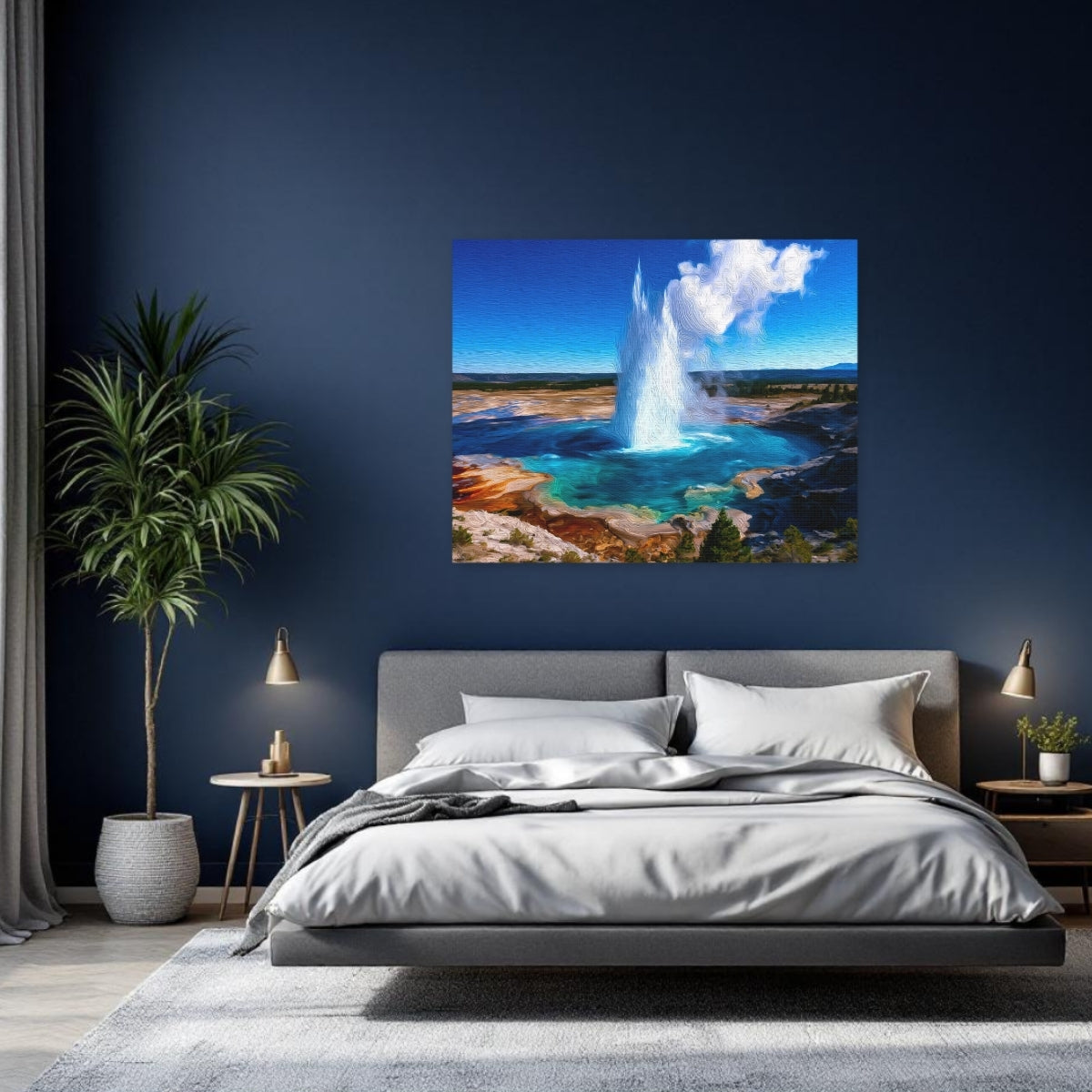 Midway Geyser Basin Eruption — Yellowstone National Park, Wyoming, study 2