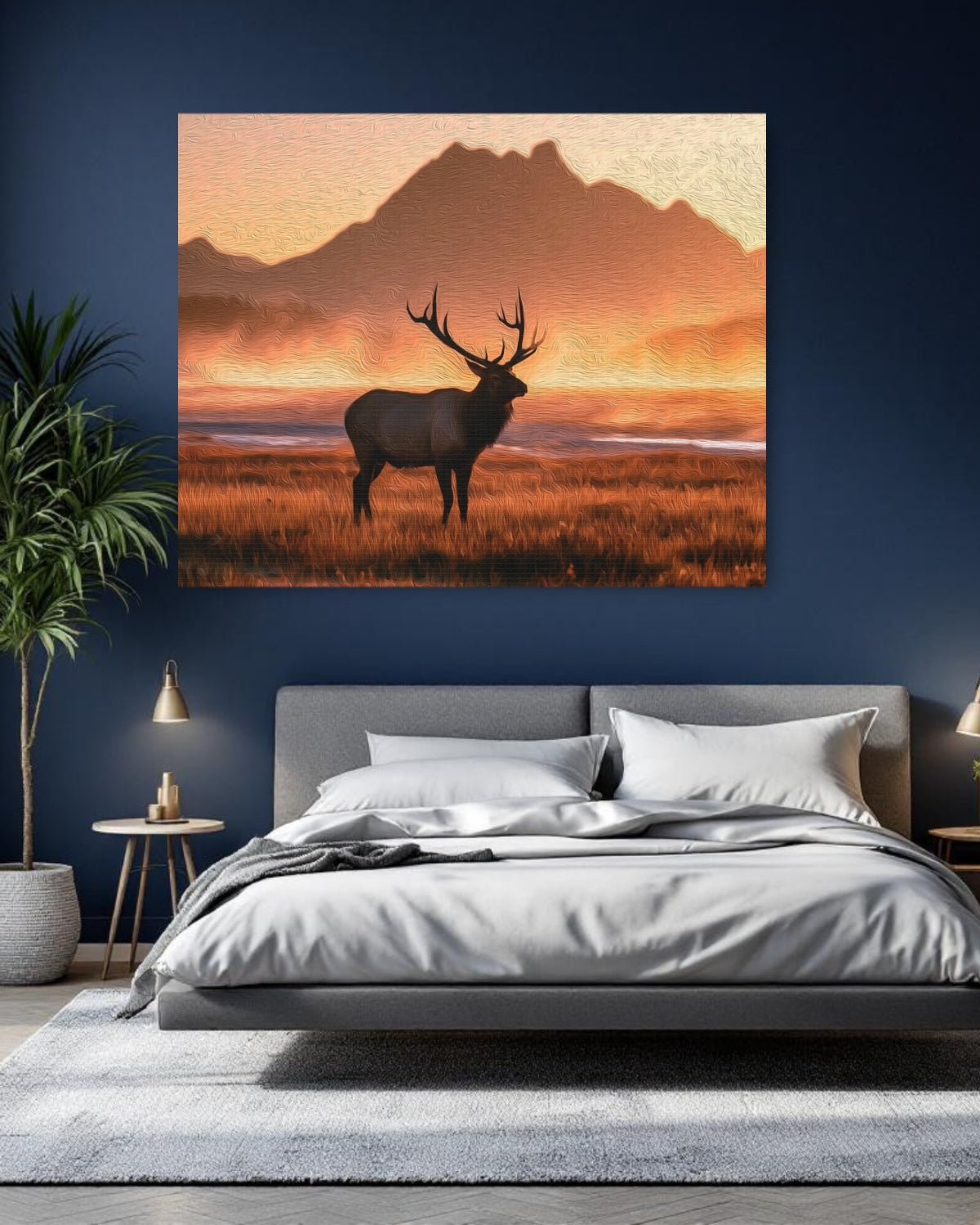 Bull Elk Autumn Meadow — Yellowstone National Park, Wyoming Study No. 1