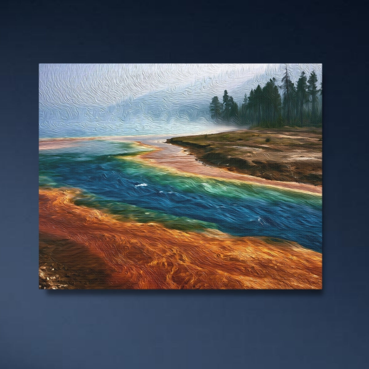 Grand Prismatic Spring Yellowstone — Yellowstone National Park, Wyoming Study No. 4