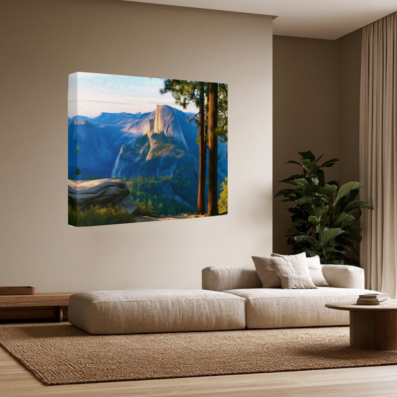 Half Dome Glacier Point — Yosemite National Park, California, view 3