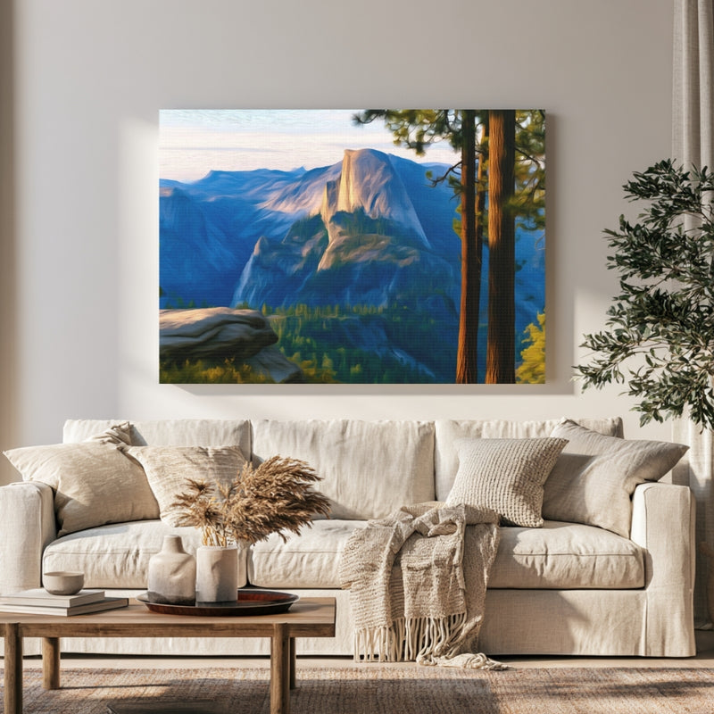 Half Dome Glacier Point — Yosemite National Park, California, view 1