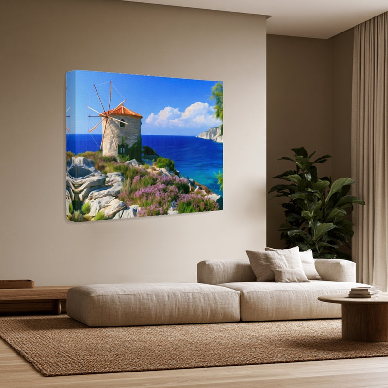 Zakynthos Coastal Windmill — Zakynthos, Greece, view 3