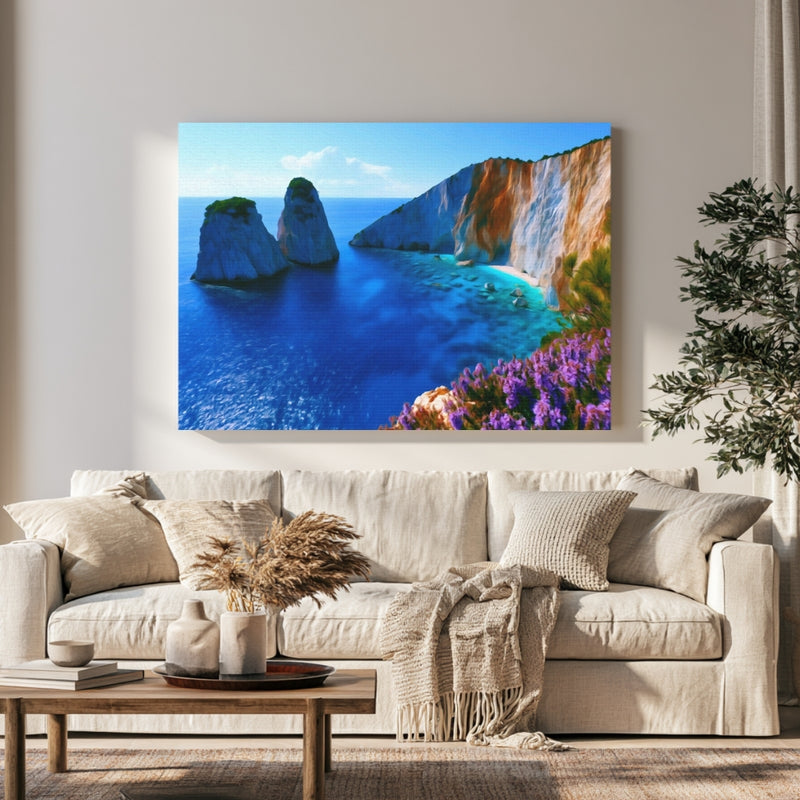 Mizithres Rocks Zakynthos Cliffs — Zakynthos, Greece, view 1