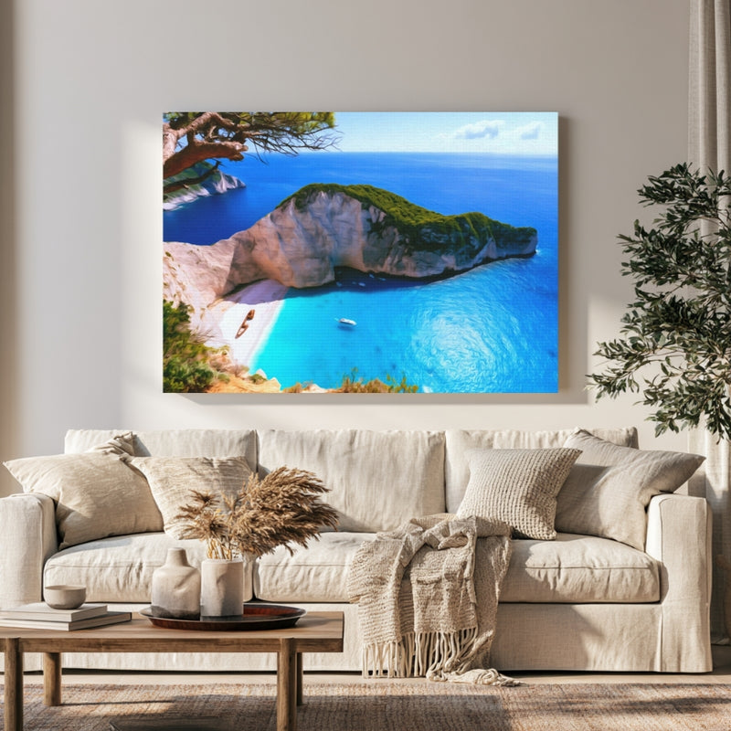 Navagio Shipwreck Beach Cove — Zakynthos, Greece, view 1