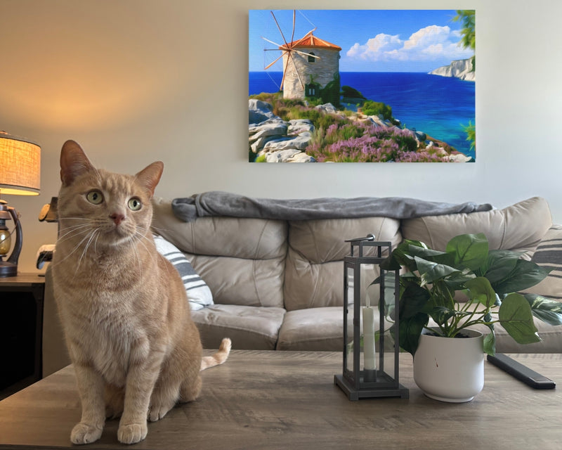 Zakynthos Coastal Windmill — Zakynthos, Greece, view 2