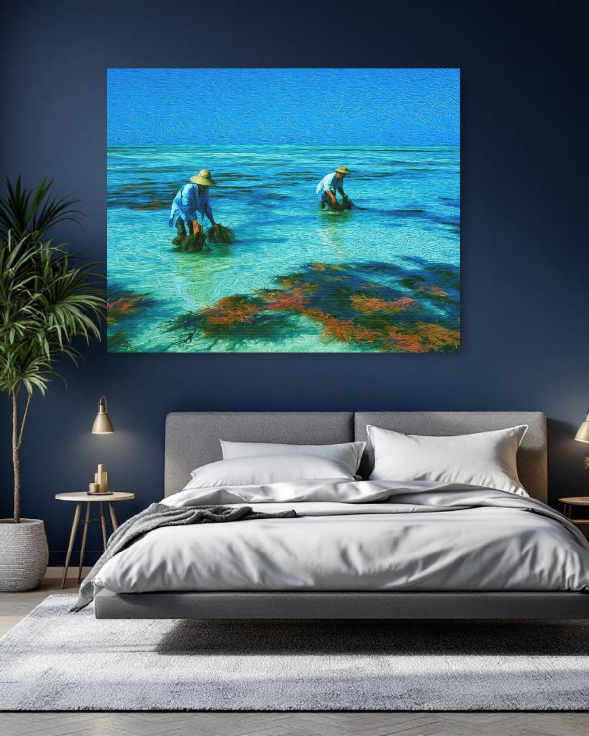 Zanzibar Seaweed Harvest Shallows — Zanzibar, Tanzania Study No. 1