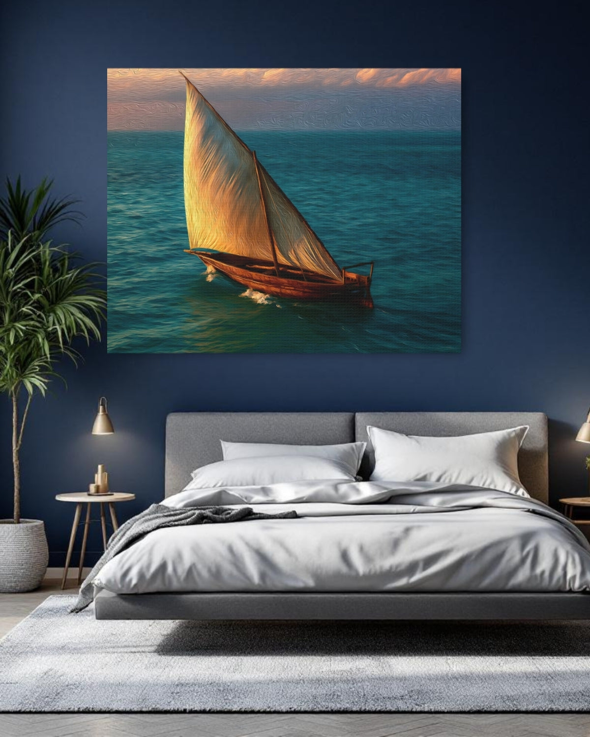 Zanzibar Dhow Sailing Ocean — Zanzibar, Tanzania Study No. 1
