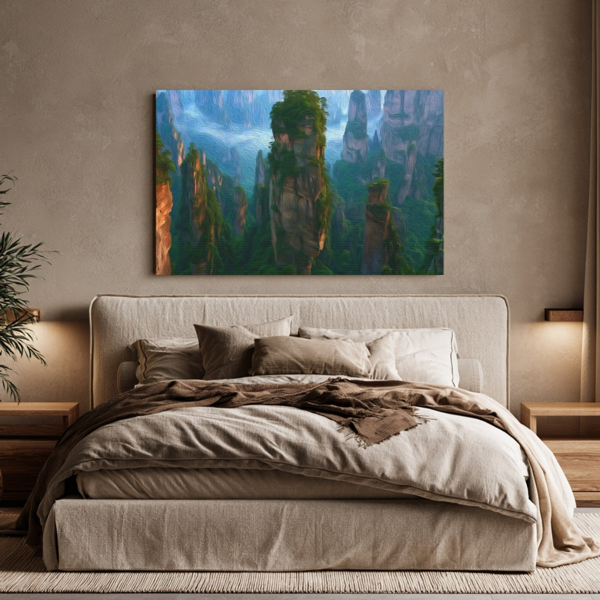 Tianzi Mountain Pillar Peaks — Zhangjiajie, China, view 4
