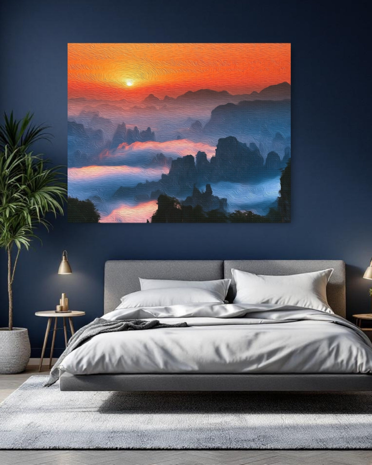 Zhangjiajie Sea of Clouds Sunrise — Zhangjiajie, China, study 1