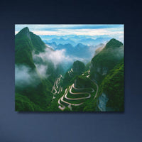 Tianmen Mountain Road Switchbacks — study 4 thumbnail