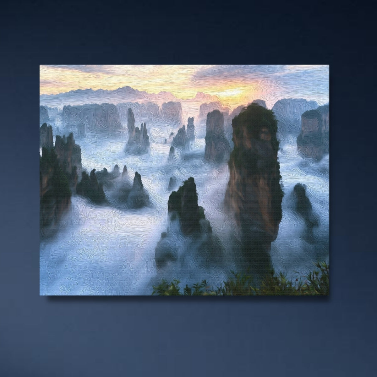 Zhangjiajie Sandstone Pillar Peaks — Zhangjiajie, China, study 4