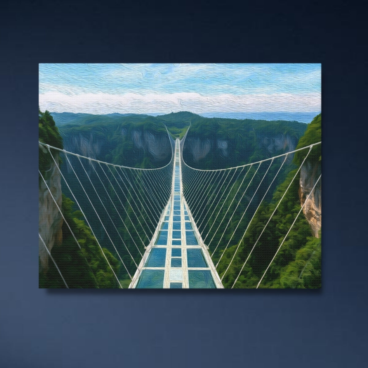 Zhangjiajie Glass Bridge Canyon — Zhangjiajie, China, study 4