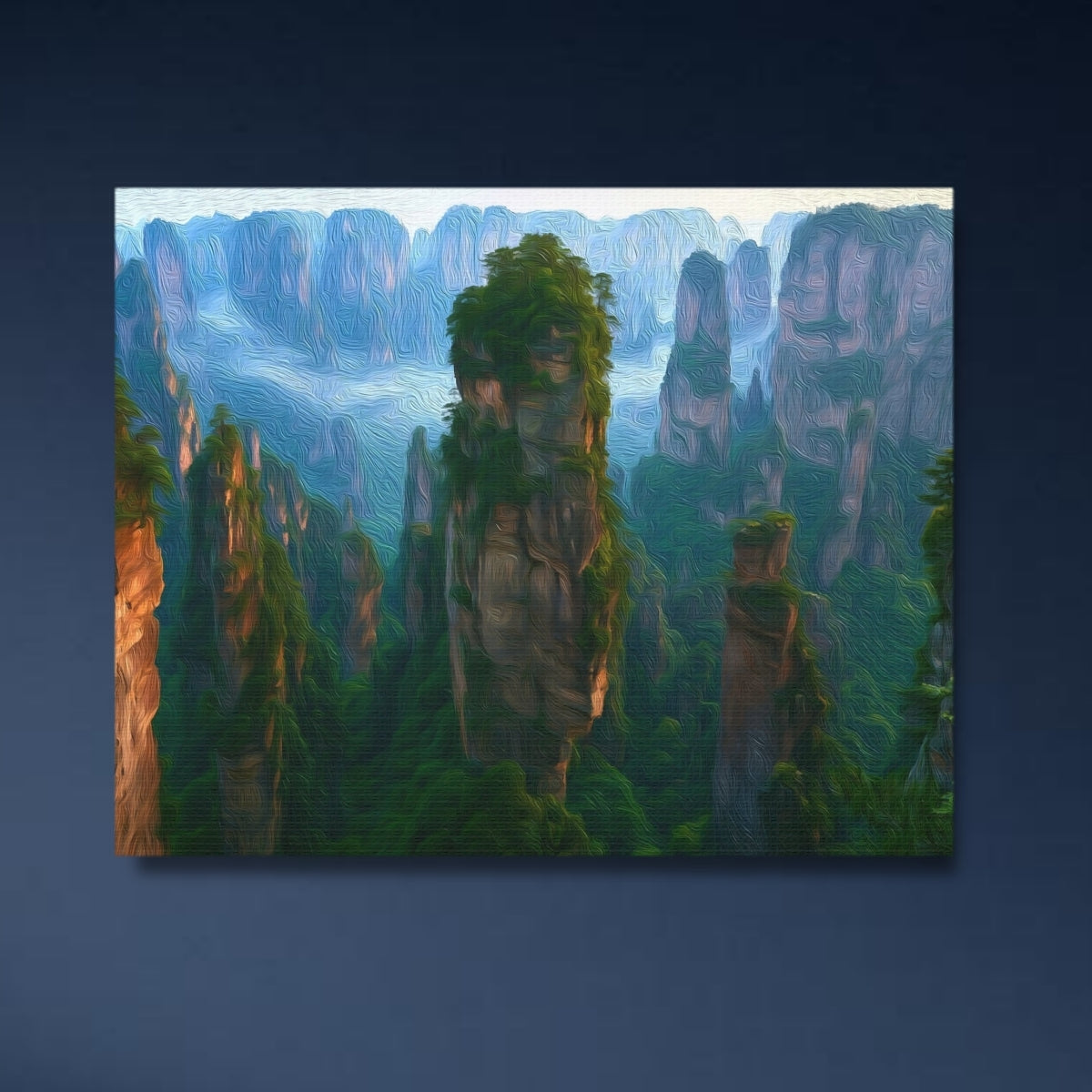 Zhangjiajie Hallelujah Mountain Pillar — Zhangjiajie, China, study 4